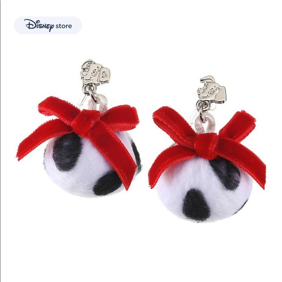 Japan Disney 101 Dalmatians Clip On Earrings